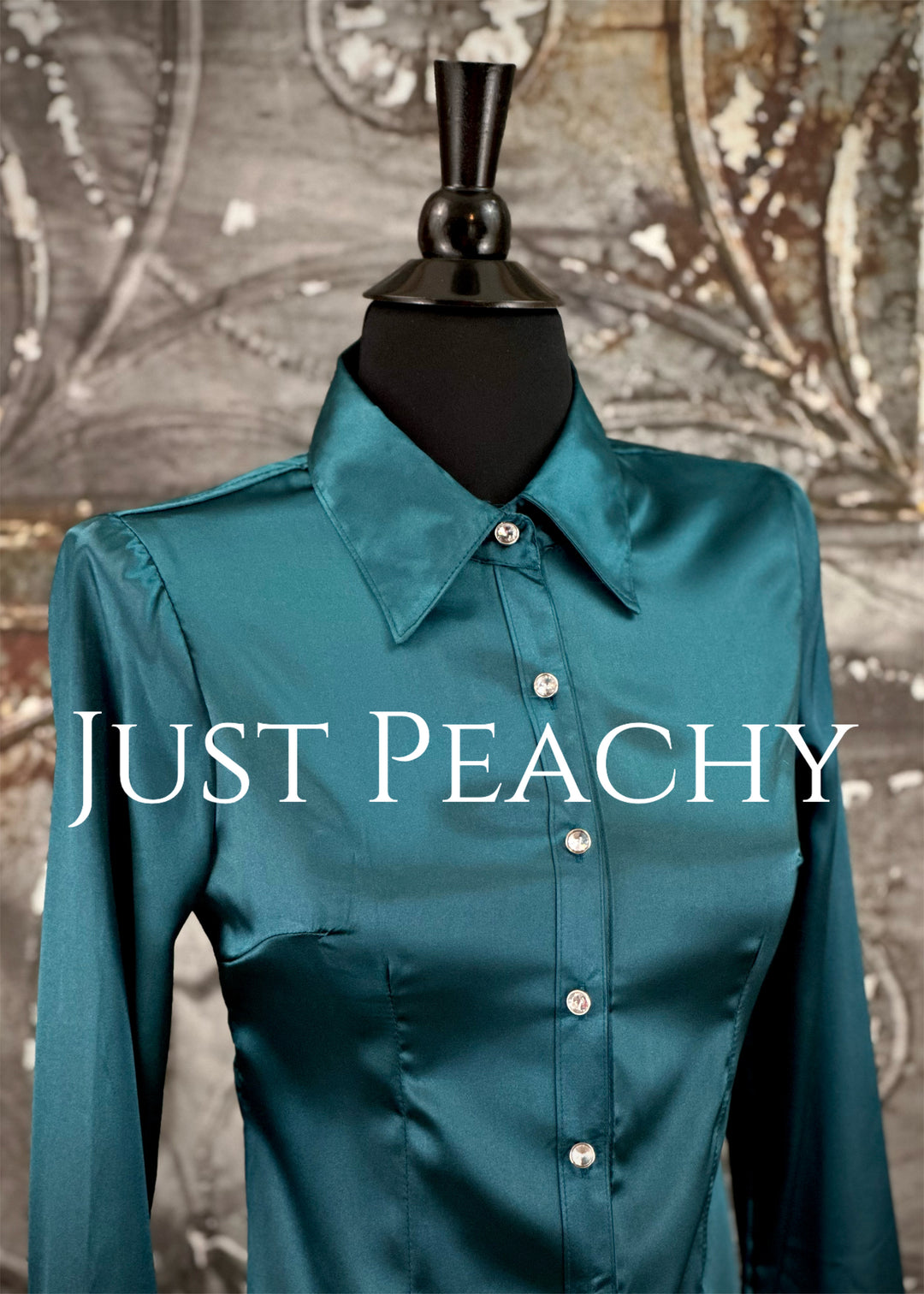 Simply Satin Button-Up Show Shirt