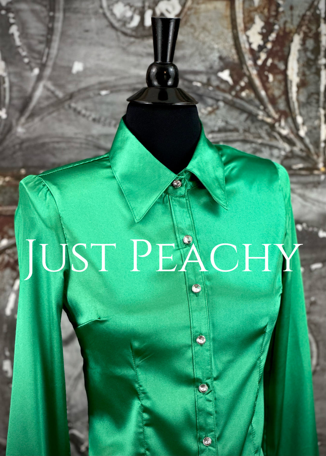 Simply Satin Button-Up Show Shirt