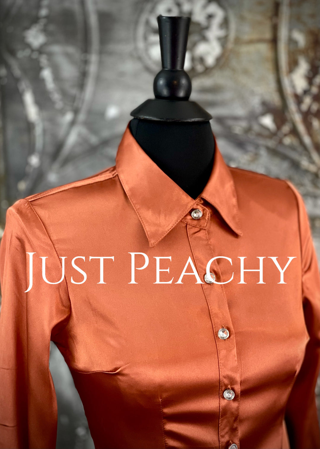Simply Satin Button-Up Show Shirt