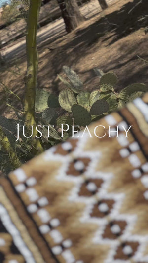 Black taupe and white oversized western saddle blanket - Just Peachy Show Clothing