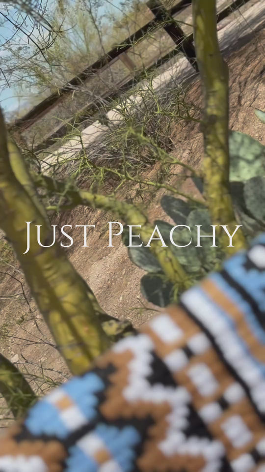 Just Peachy Western Show Blanket ~ The 3.0 Kaycee #0019