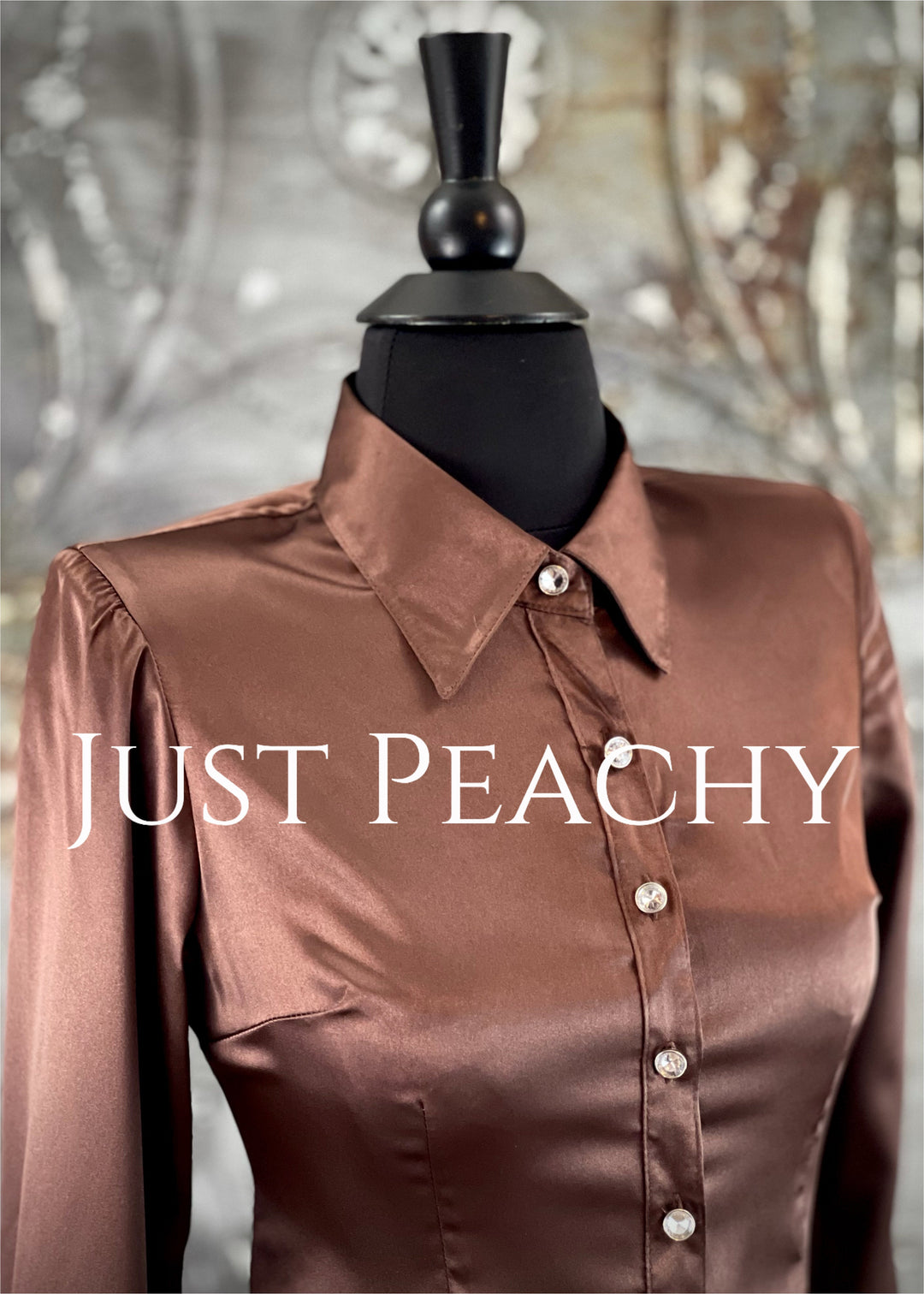 Simply Satin Button-Up Show Shirt