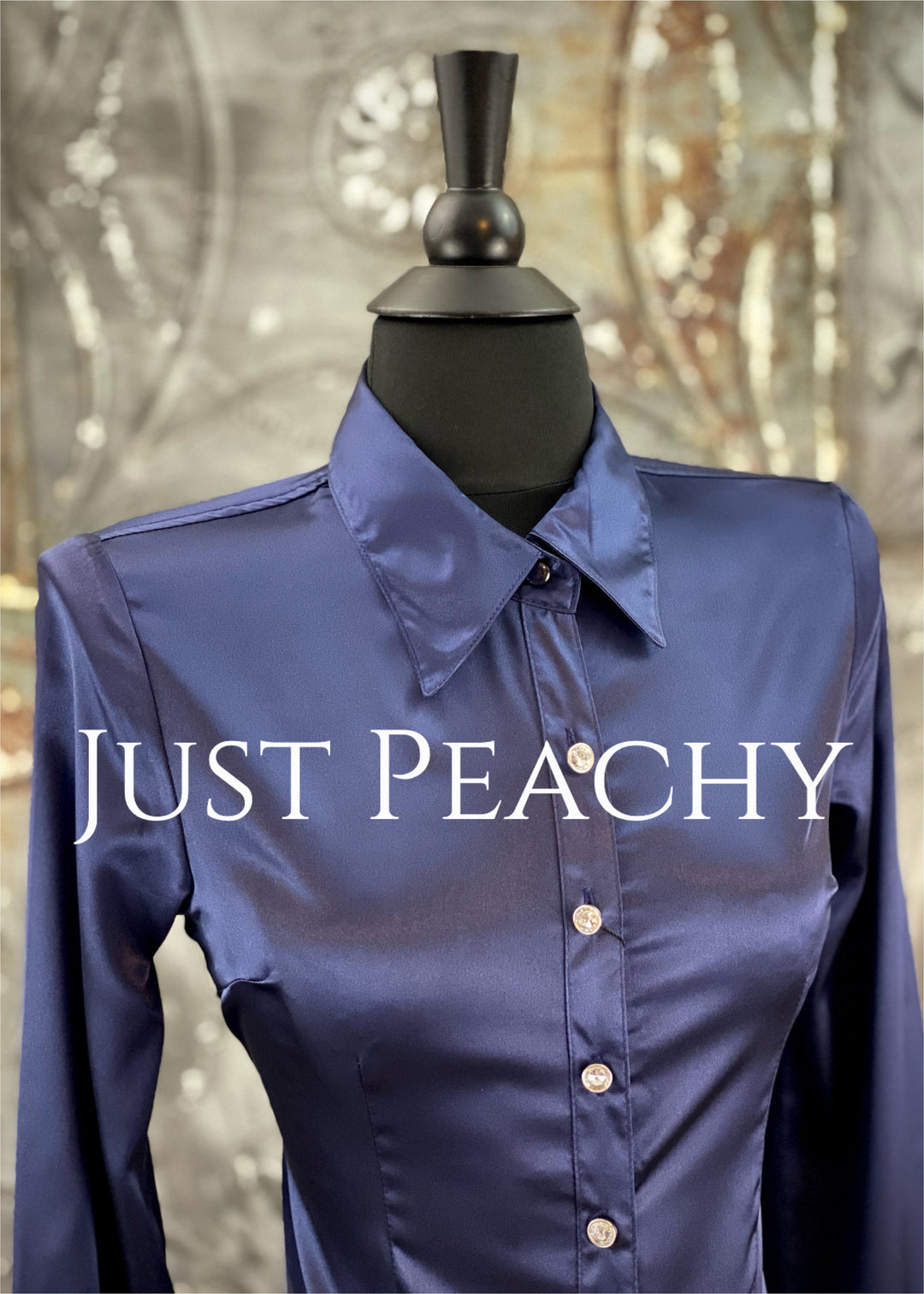 Simply Satin Button-Up Show Shirt