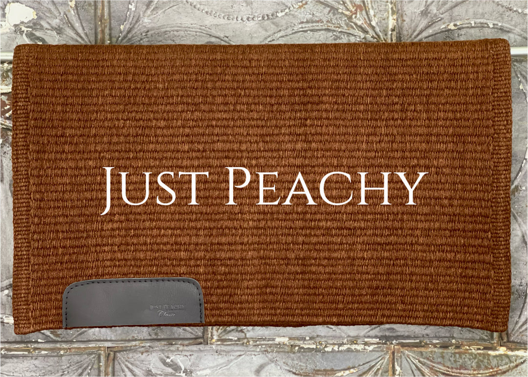 Just Peachy {Classic} Oversized Western Show Blanket ~ Solid Dark Chocolate Brown