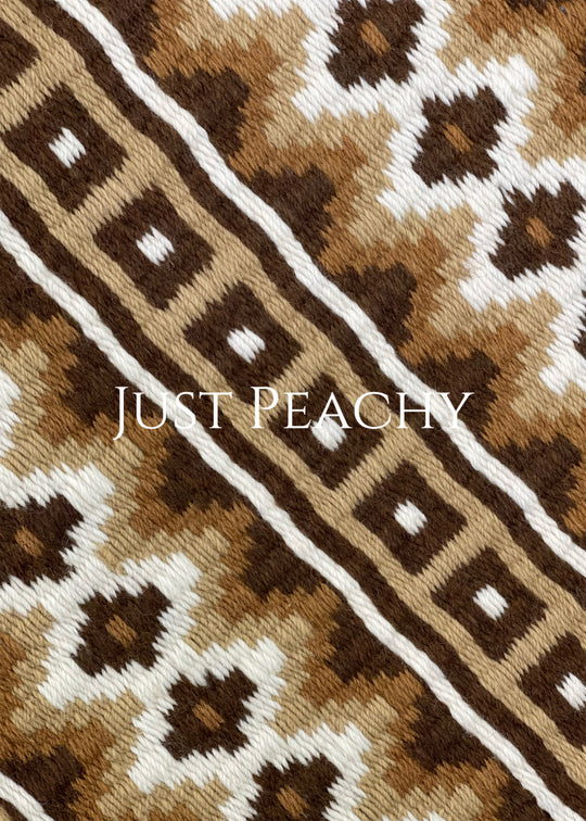 Just Peachy Premier Western Show Blanket ~ The SweetWater #8014