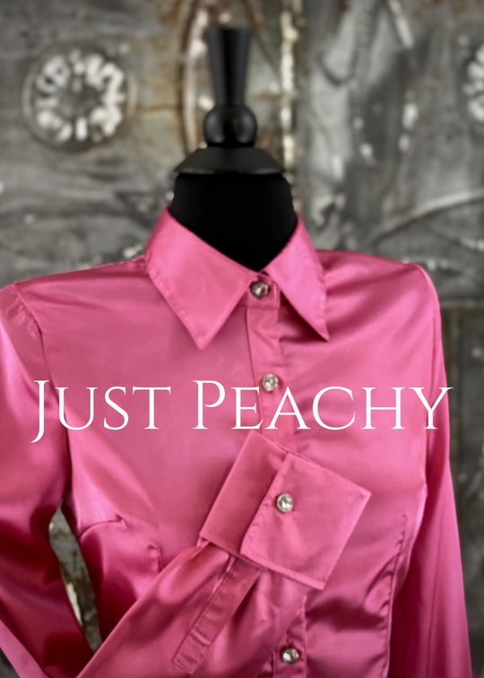 Satin Button-Up Show Shirt