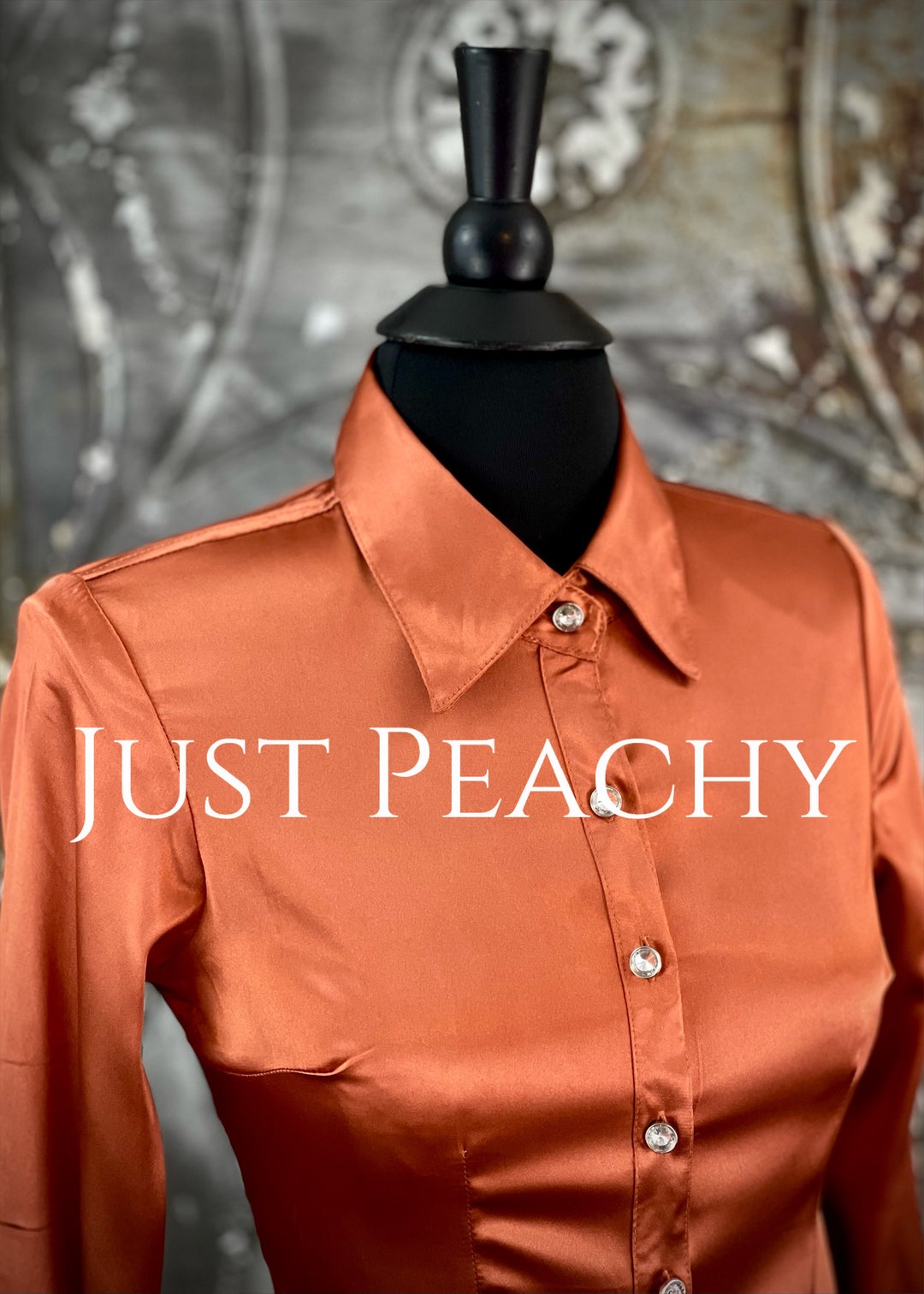 Simply Satin Button-Up Show Shirt