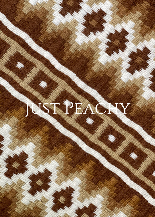 Just Peachy Premier Western Show Blanket ~ SweetWater #8015