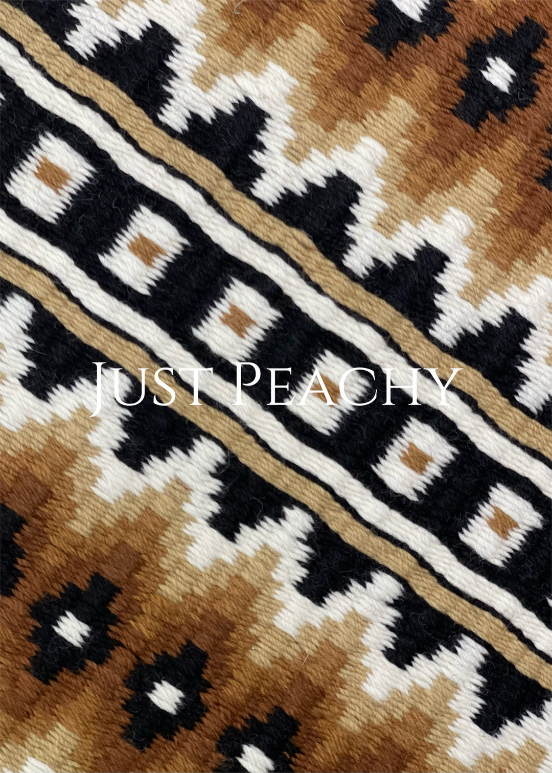 Just Peachy Premier Western Show Blanket ~ The SweetWater #7956
