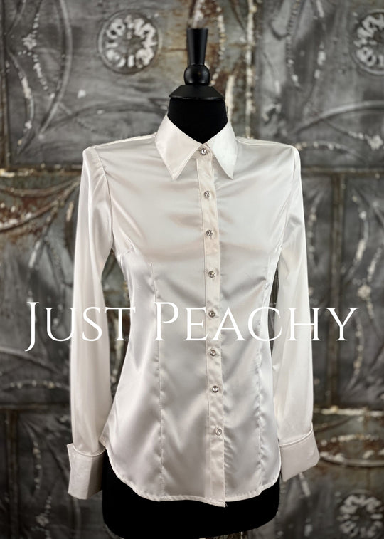 Satin Button-Up Show Shirt