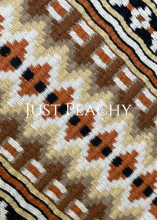 Just Peachy Premier Western Show Blanket ~ The Kaycee #1003A