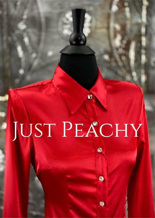 Simply Satin Button-Up Show Shirt